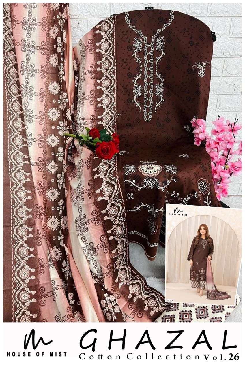 GHAZAL COTTON COLLECTION VOL - 26 BY HOUSE OF MIST - 07