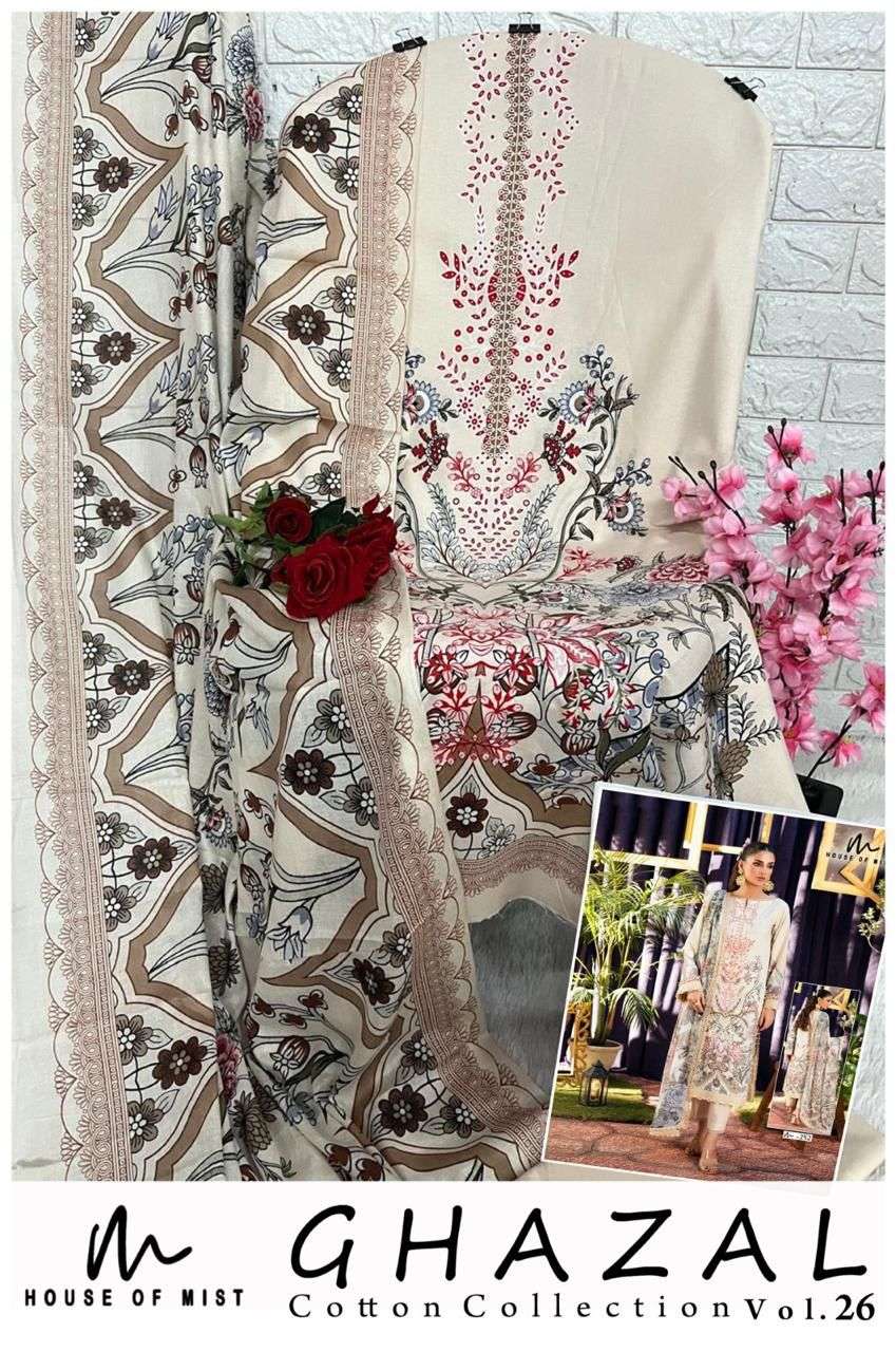 GHAZAL COTTON COLLECTION VOL - 26 BY HOUSE OF MIST - 08
