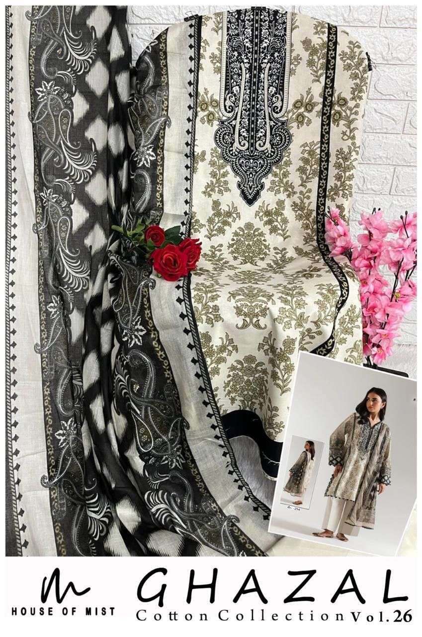 GHAZAL COTTON COLLECTION VOL - 26 BY HOUSE OF MIST - 10