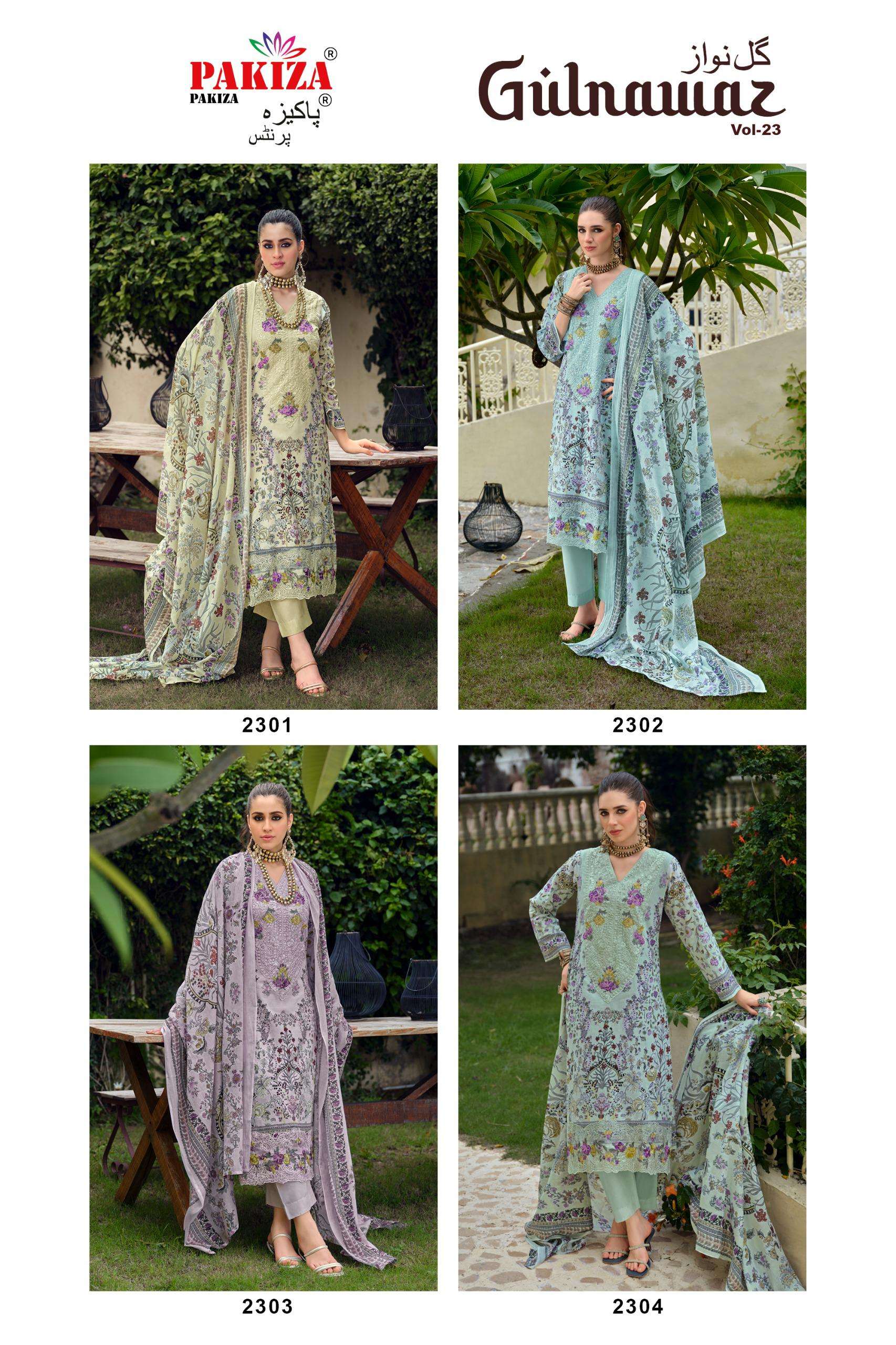 GULNAWAZ VOL - 23 BY PAKIZA PRINTS - 01 - 04