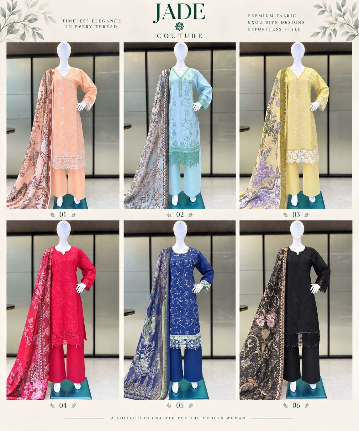 JADE COUTURE READY TO WEAR COLLECTION BY DEEPSY SUITS - 01 - 06 B