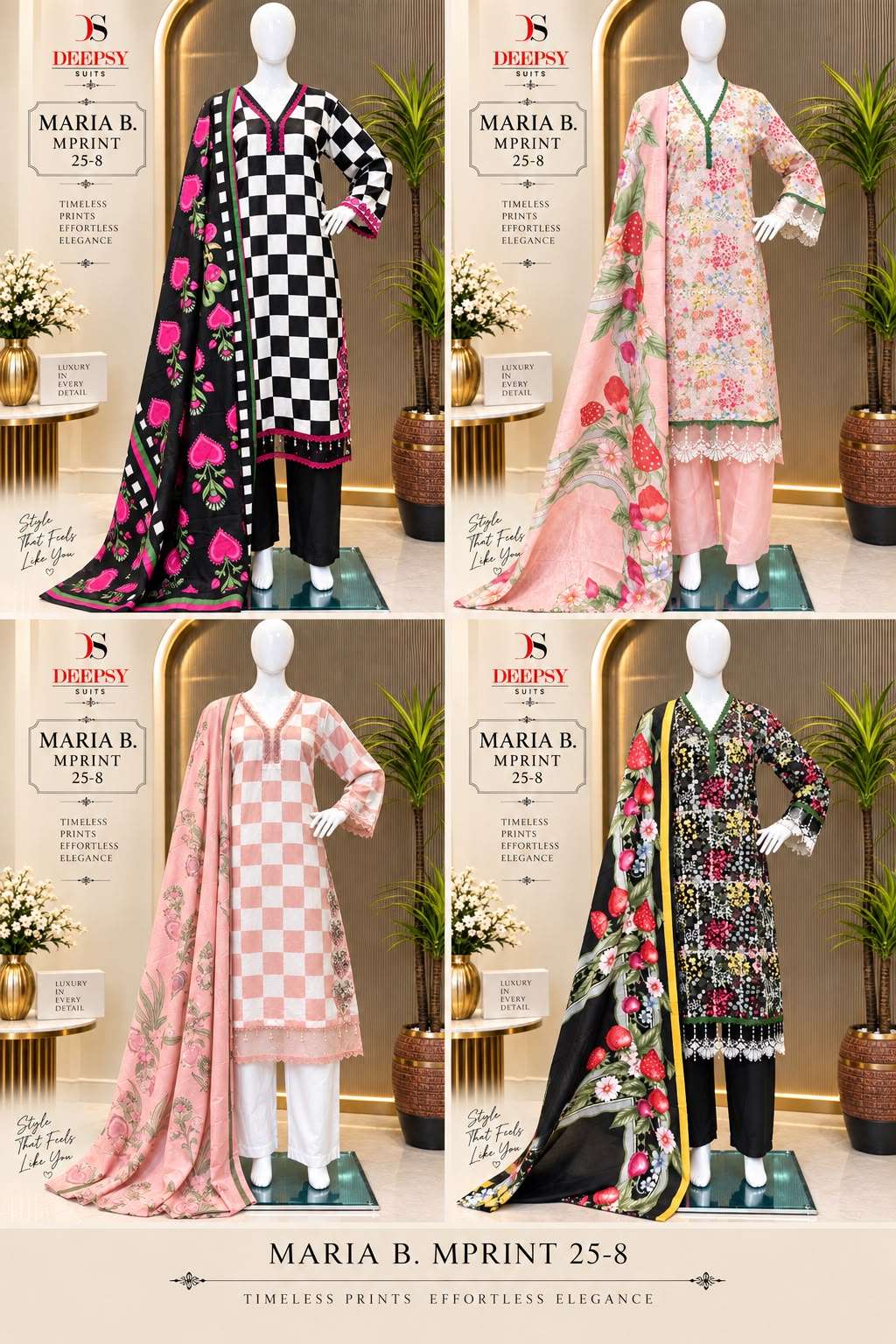MARIA B MPRINT - 08 READY TO WEAR COLLECTION BY DEEPSY SUITS - 01 - 04 A