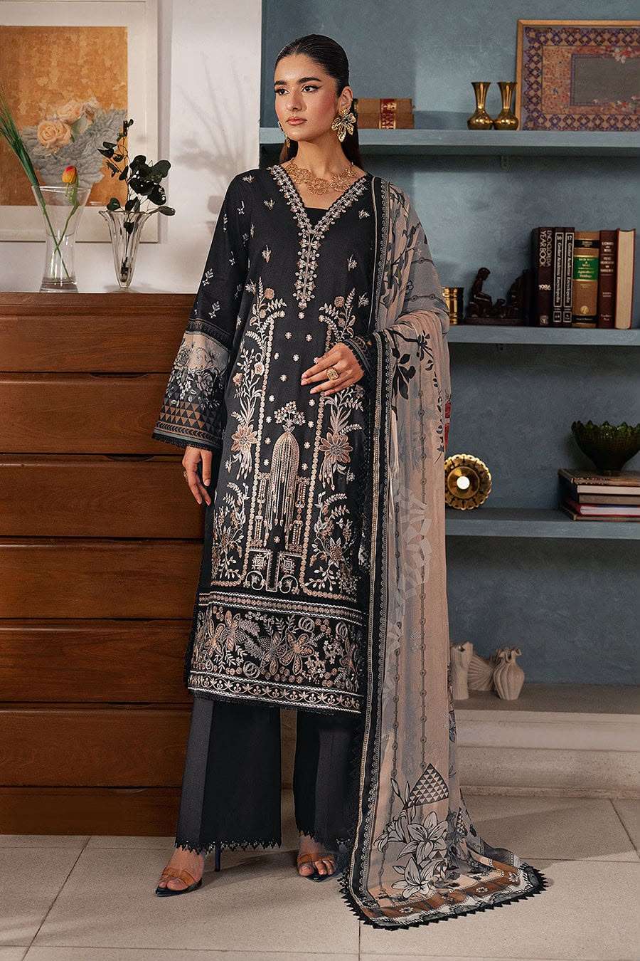 MASHAAL LUXURY LAWN VOL - 16 BY RAMSHA - 01