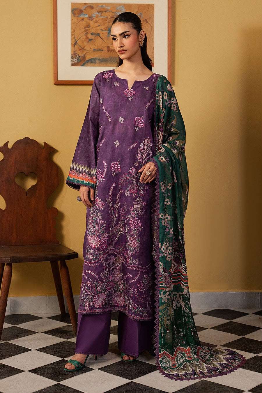 MASHAAL LUXURY LAWN VOL - 16 BY RAMSHA - 06