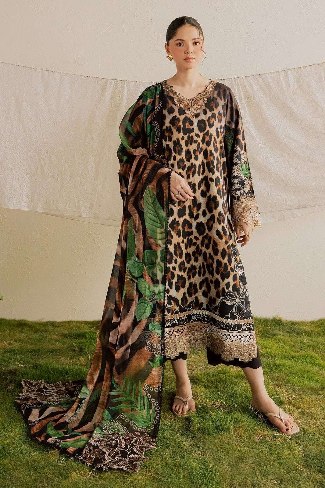 NUREH GARDENIA EMBROIDERED & PRINTED VISCOSE COLLECTION BY NUREH - 03