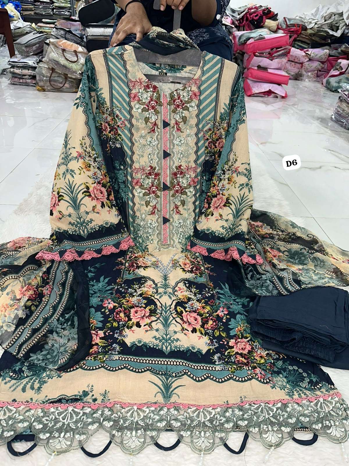 RTW Falah Premium Cotton Colleciton Code - RTW05 By Jal Jade Insert - 07