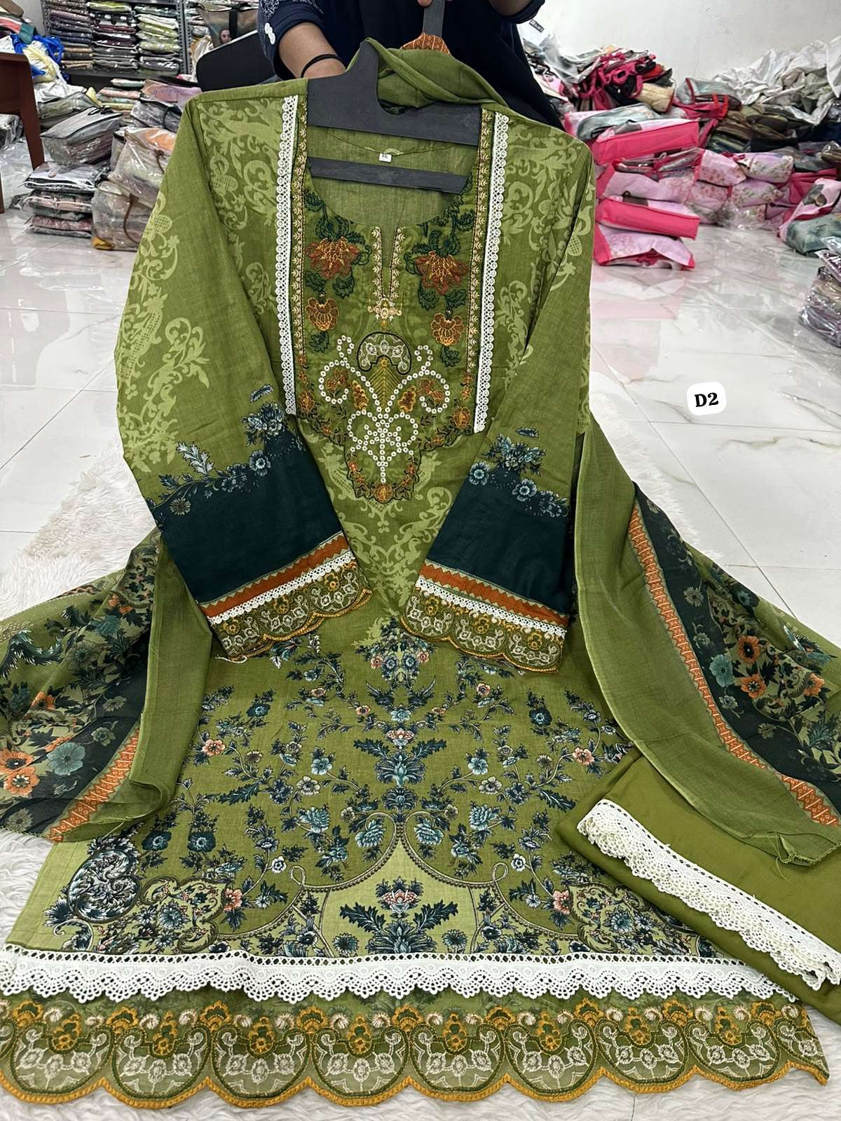 RTW Falah Premium Cotton Colleciton Code - RTW06 By Falah Designet Suits - 01