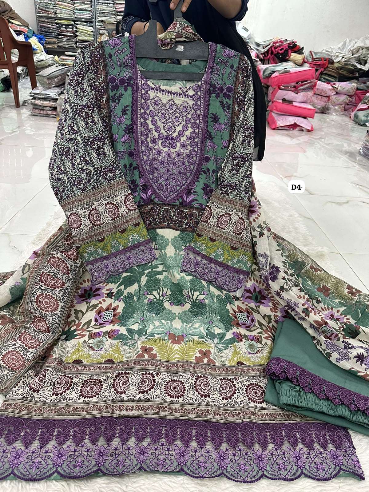 RTW Falah Premium Cotton Colleciton Code - RTW06 By Falah Designet Suits - 11