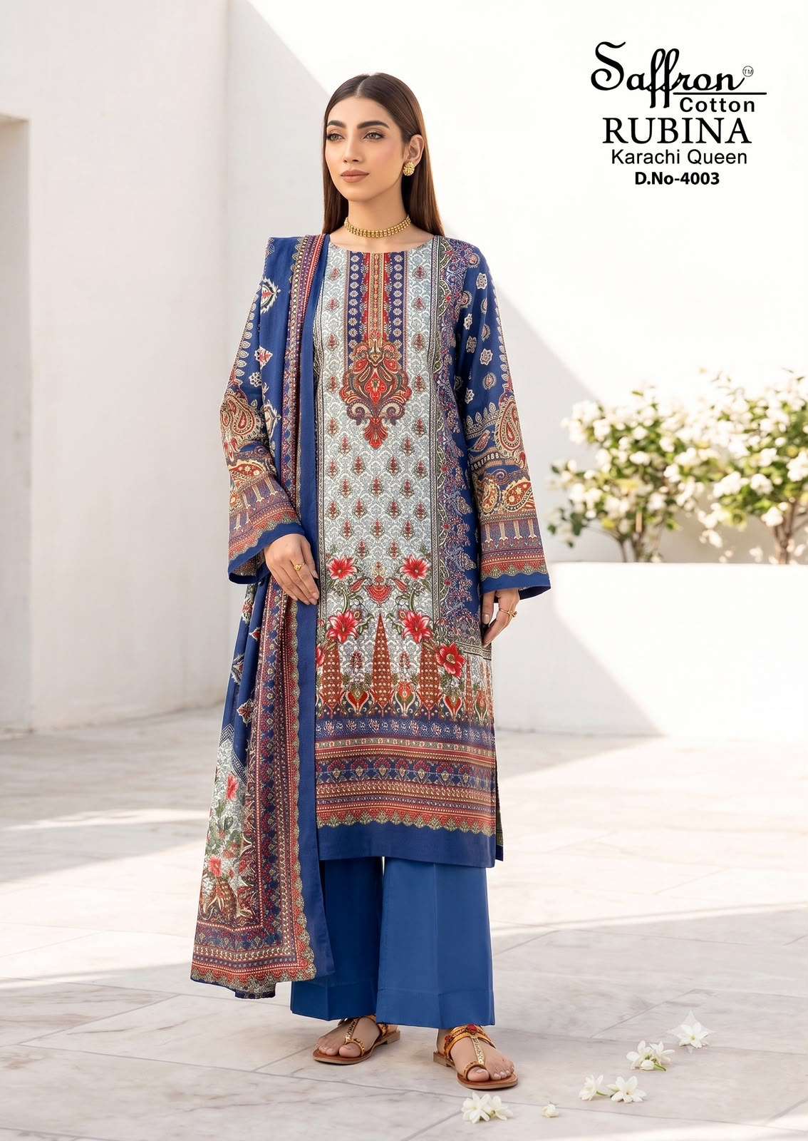 RUBINA KARACHI QUEEN VOL - 04 BY SAFFRON COTTON - 03