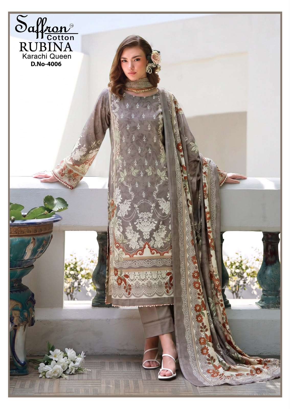 RUBINA KARACHI QUEEN VOL - 04 BY SAFFRON COTTON - 06