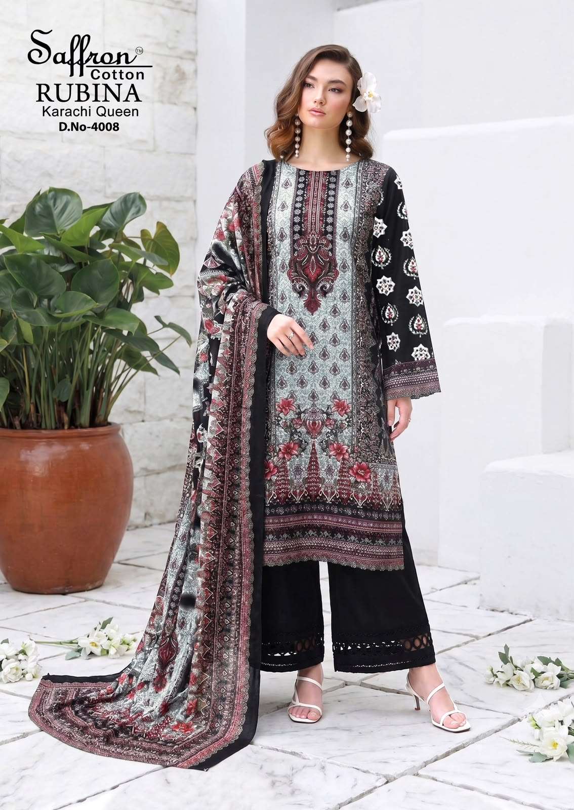 RUBINA KARACHI QUEEN VOL - 04 BY SAFFRON COTTON - 08