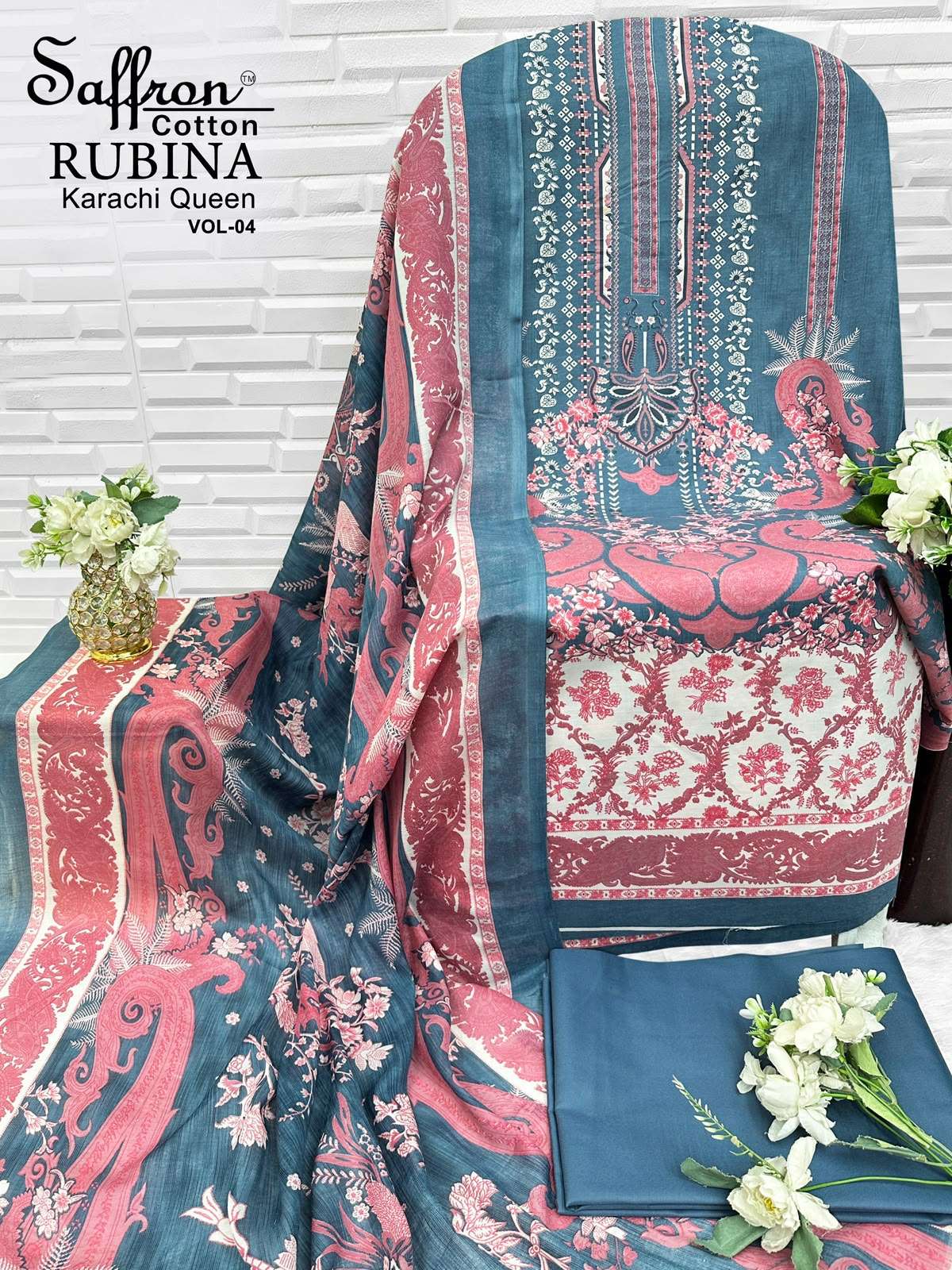 RUBINA KARACHI QUEEN VOL - 04 BY SAFFRON COTTON - 13