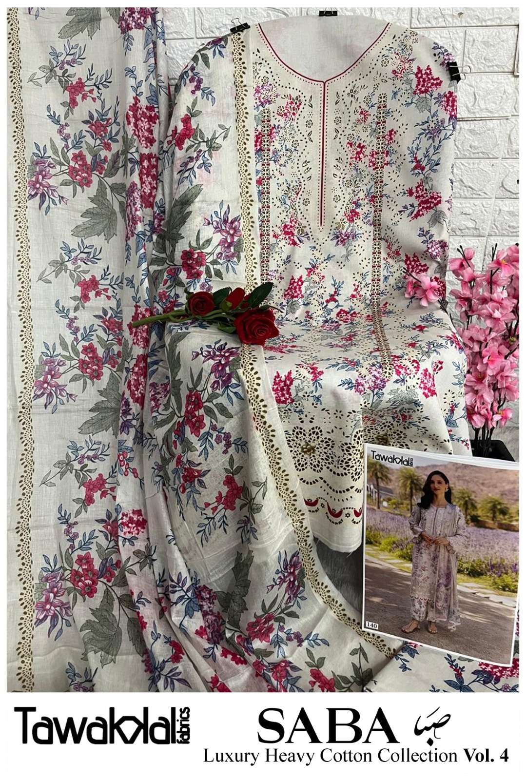 SABA LUXURY HEAVY COTTON COLLECTION VOL - 04 BY TAWAKKAL FABRICS - 20