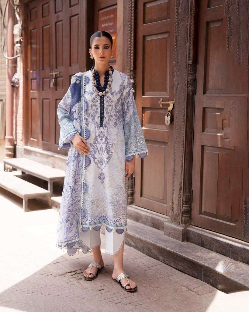 URBANE CHIFFON LAWN COLLECTION VOL - 02 OPEN & MODEL PICS BY JADE - 02