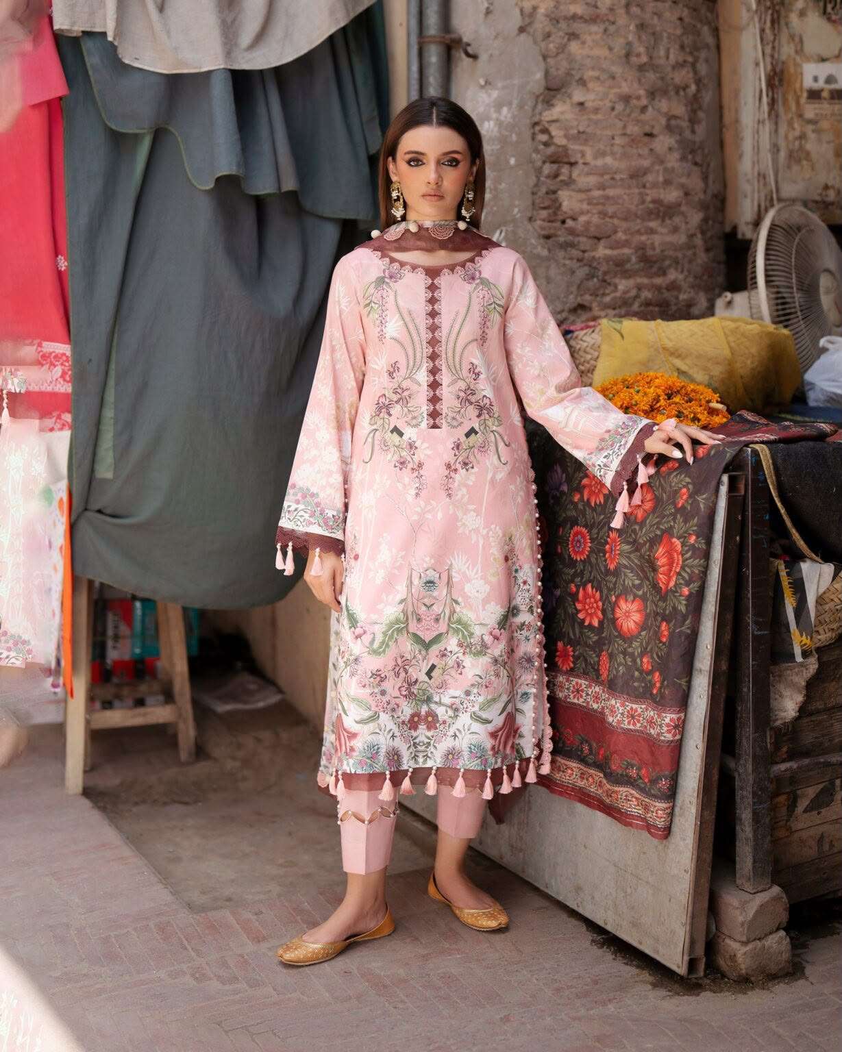 URBANE CHIFFON LAWN COLLECTION VOL - 02 OPEN & MODEL PICS BY JADE - 11