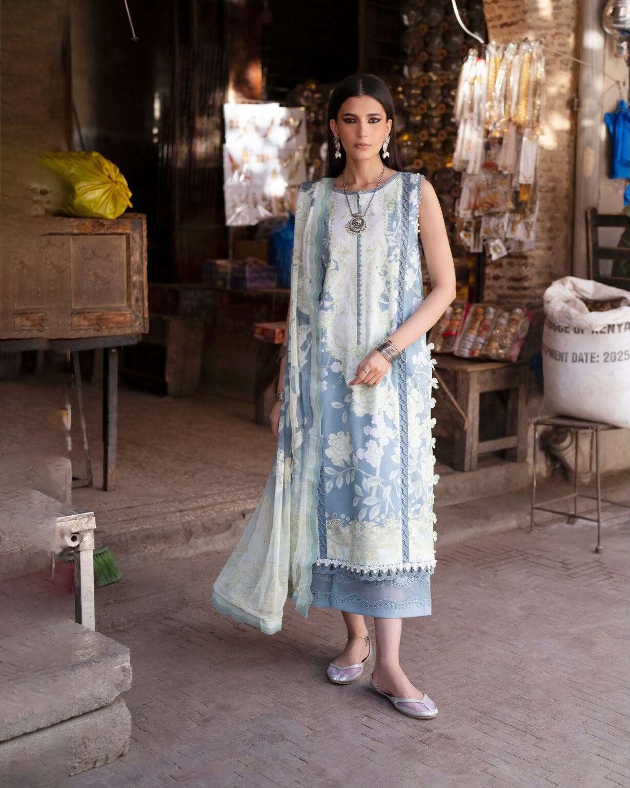 URBANE CHIFFON LAWN COLLECTION VOL - 02 OPEN & MODEL PICS BY JADE - 12
