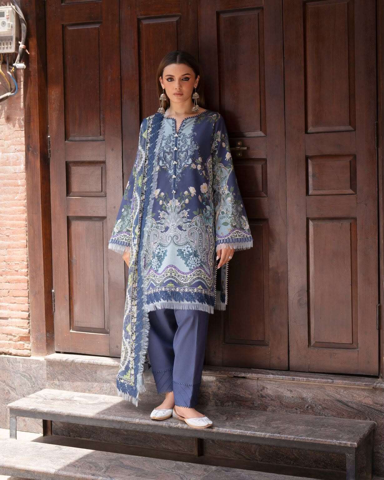 URBANE CHIFFON LAWN COLLECTION VOL - 02 OPEN & MODEL PICS BY JADE - 15