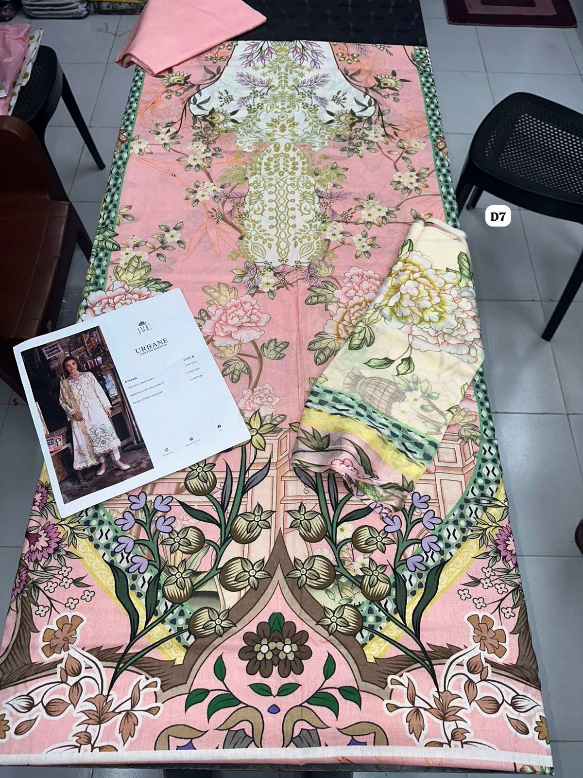 URBANE CHIFFON LAWN COLLECTION VOL - 02 OPEN & MODEL PICS BY JADE - 22