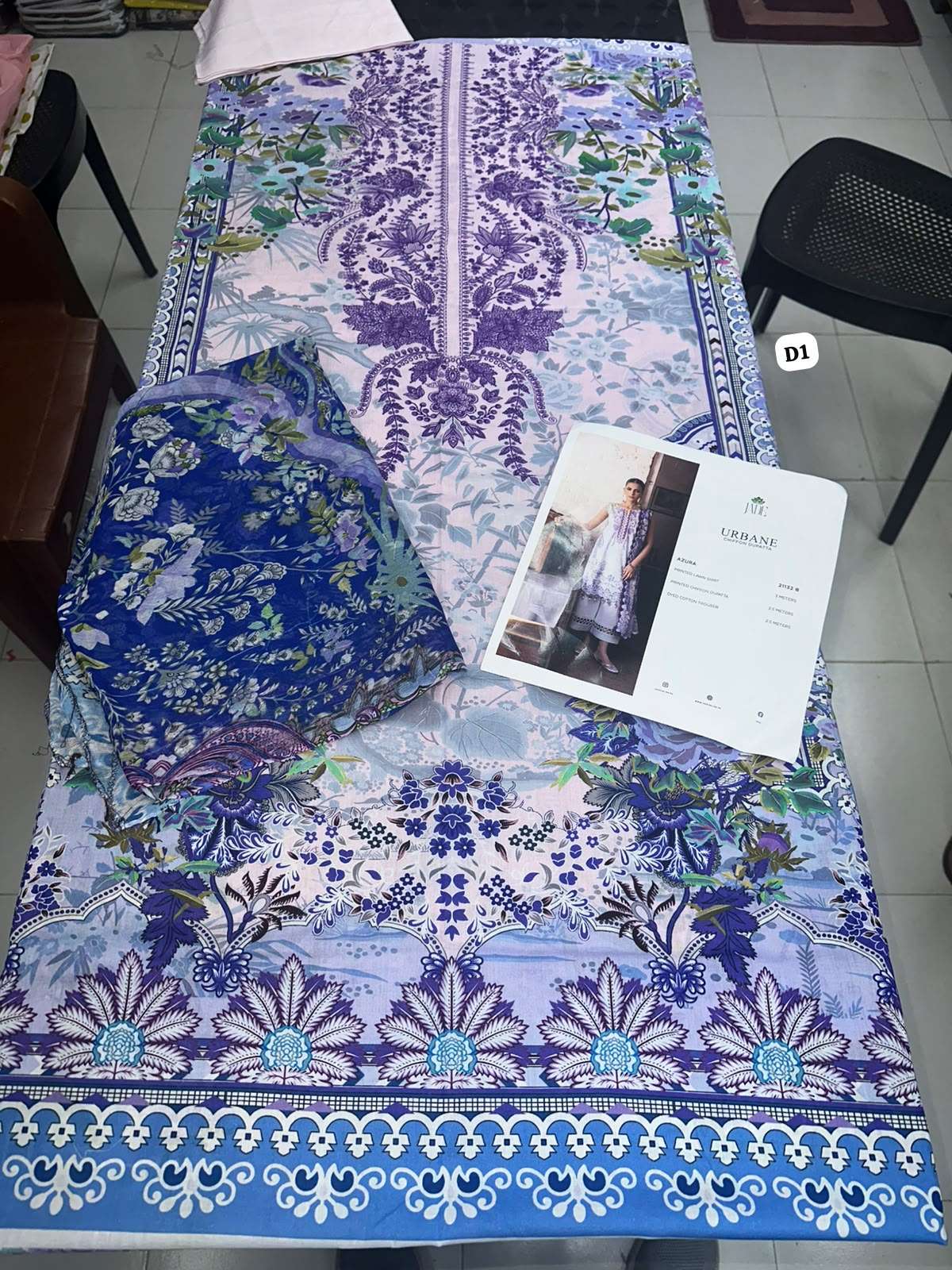URBANE CHIFFON LAWN COLLECTION VOL - 02 OPEN & MODEL PICS BY JADE - 26