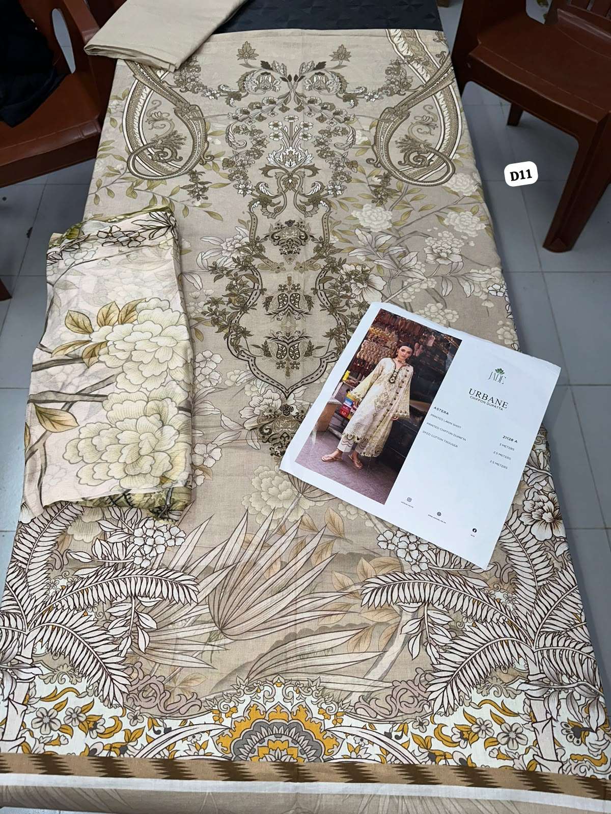 URBANE CHIFFON LAWN COLLECTION VOL - 02 OPEN & MODEL PICS BY JADE - 27