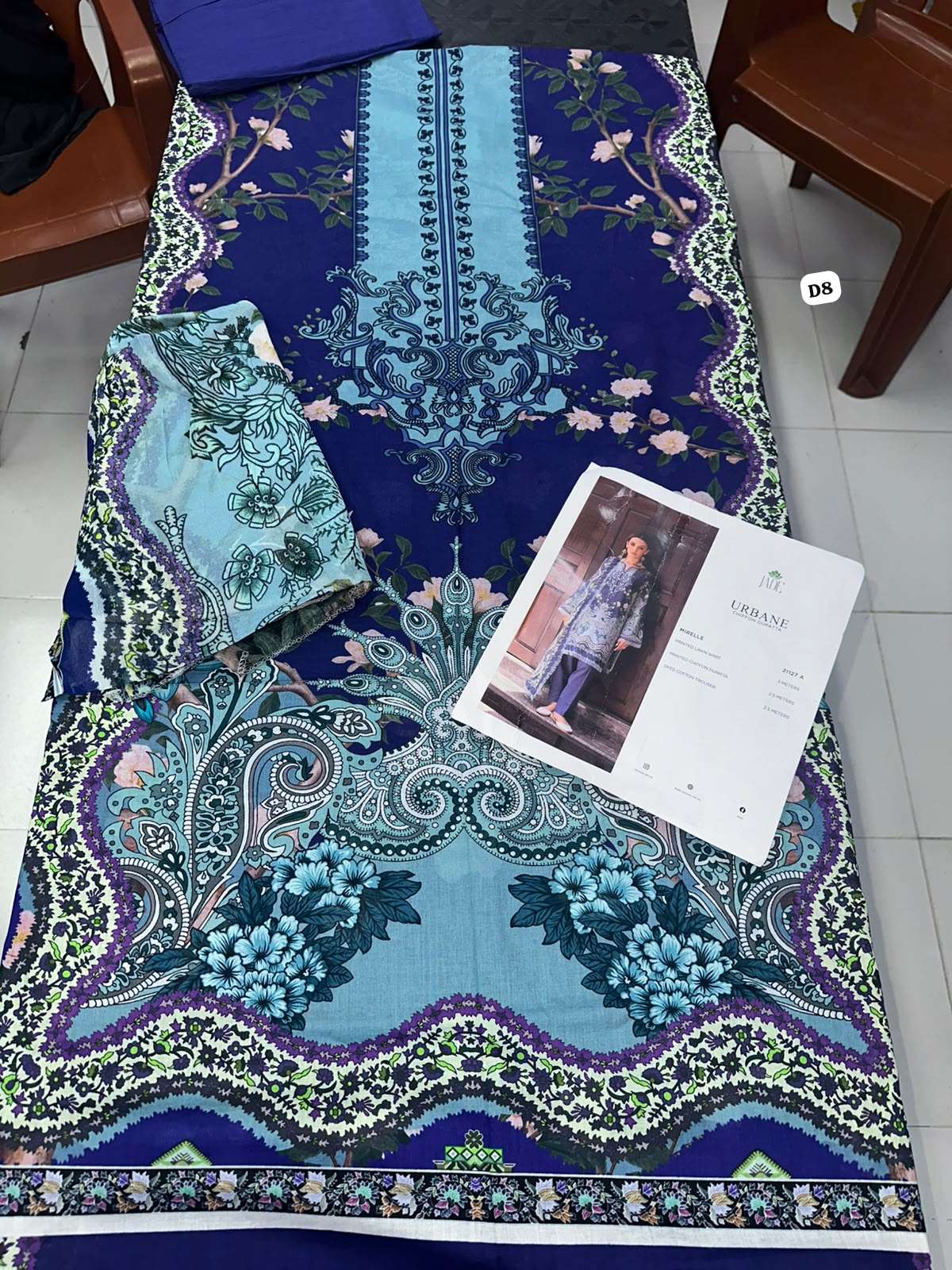 URBANE CHIFFON LAWN COLLECTION VOL - 02 OPEN & MODEL PICS BY JADE - 30