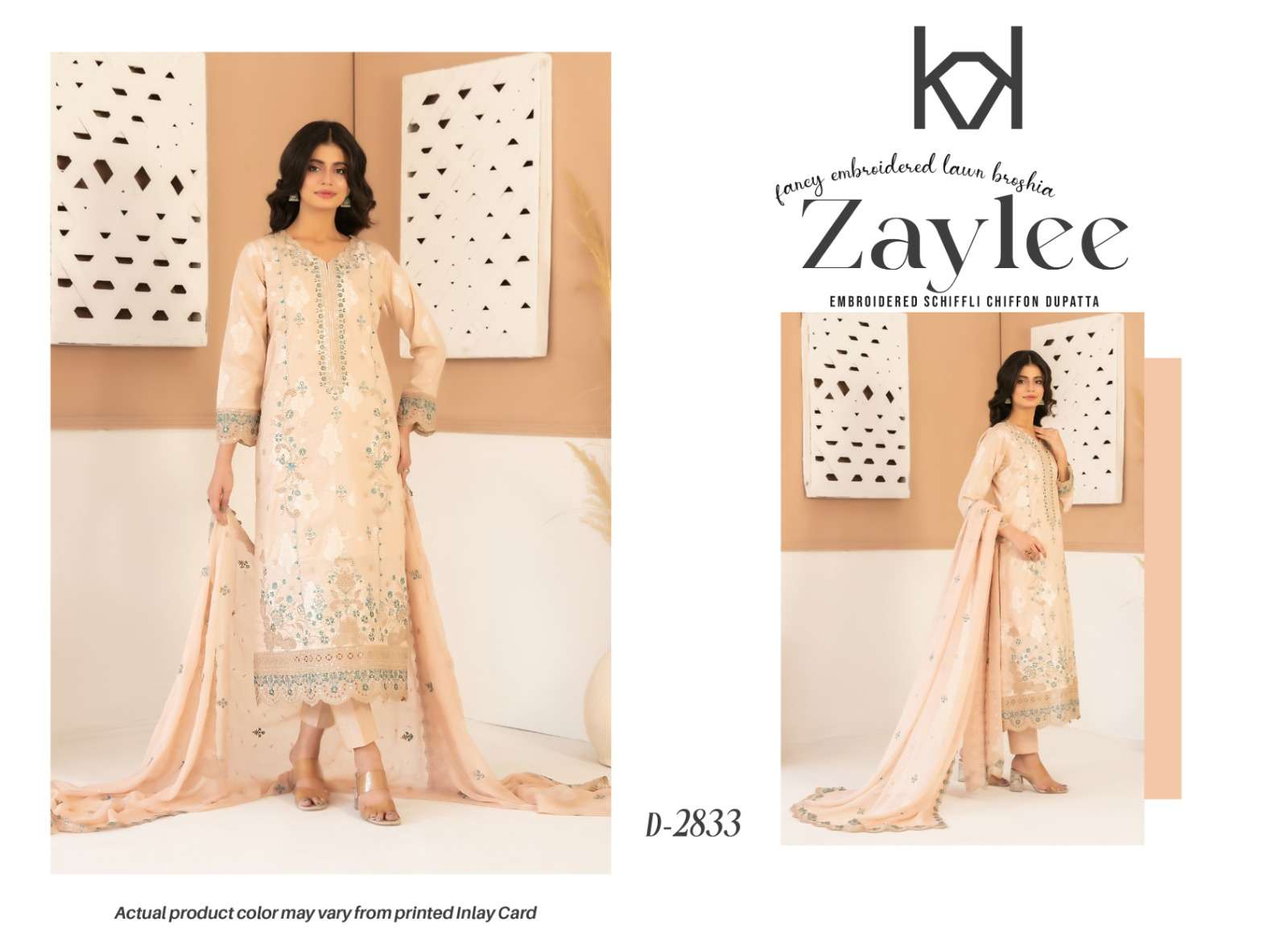 ZAYLEE NEW EMBROIDERED BROSHIA LAWN BY SHAHID TAWAKKAL - 04