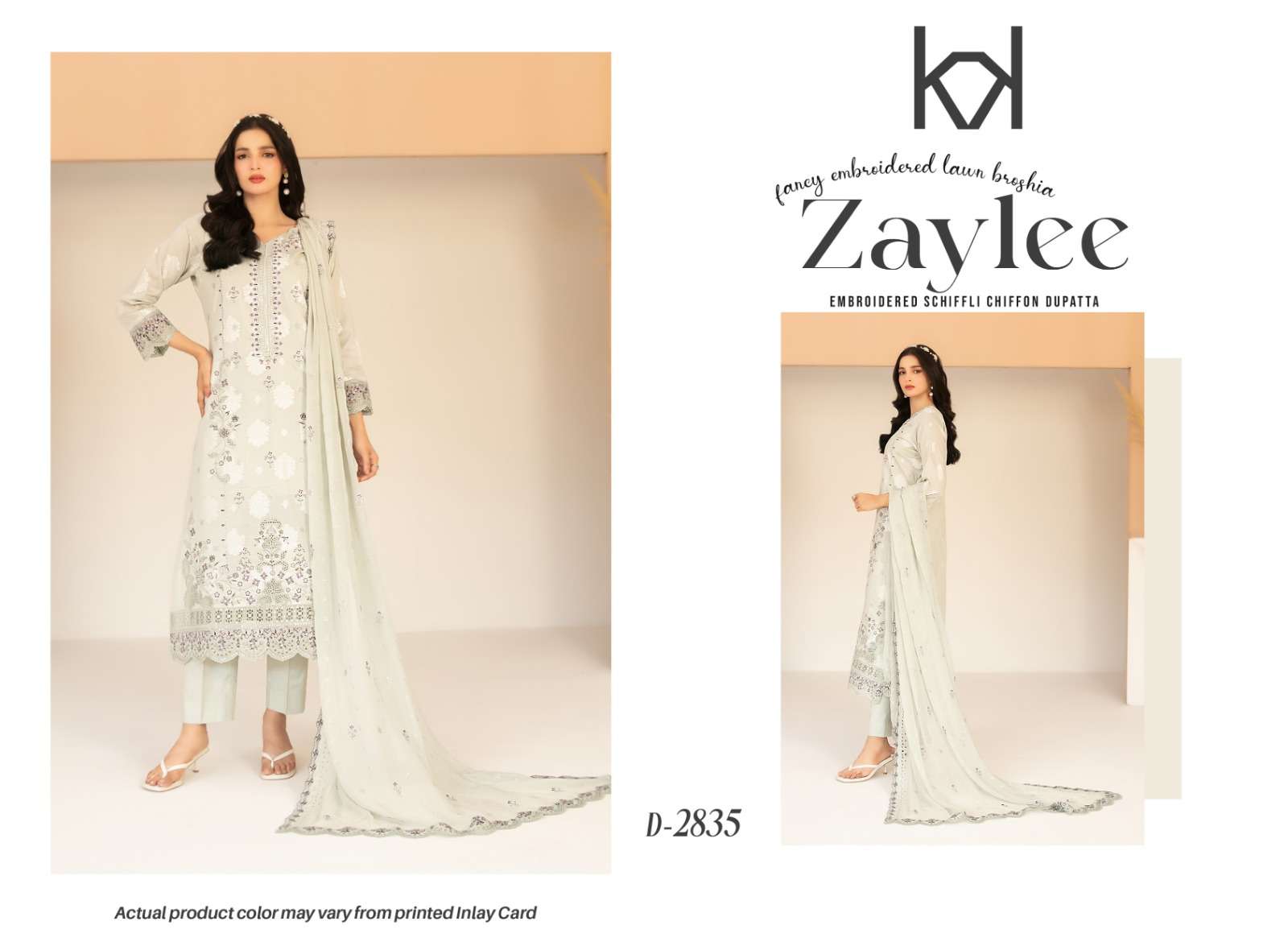 ZAYLEE NEW EMBROIDERED BROSHIA LAWN BY SHAHID TAWAKKAL - 06