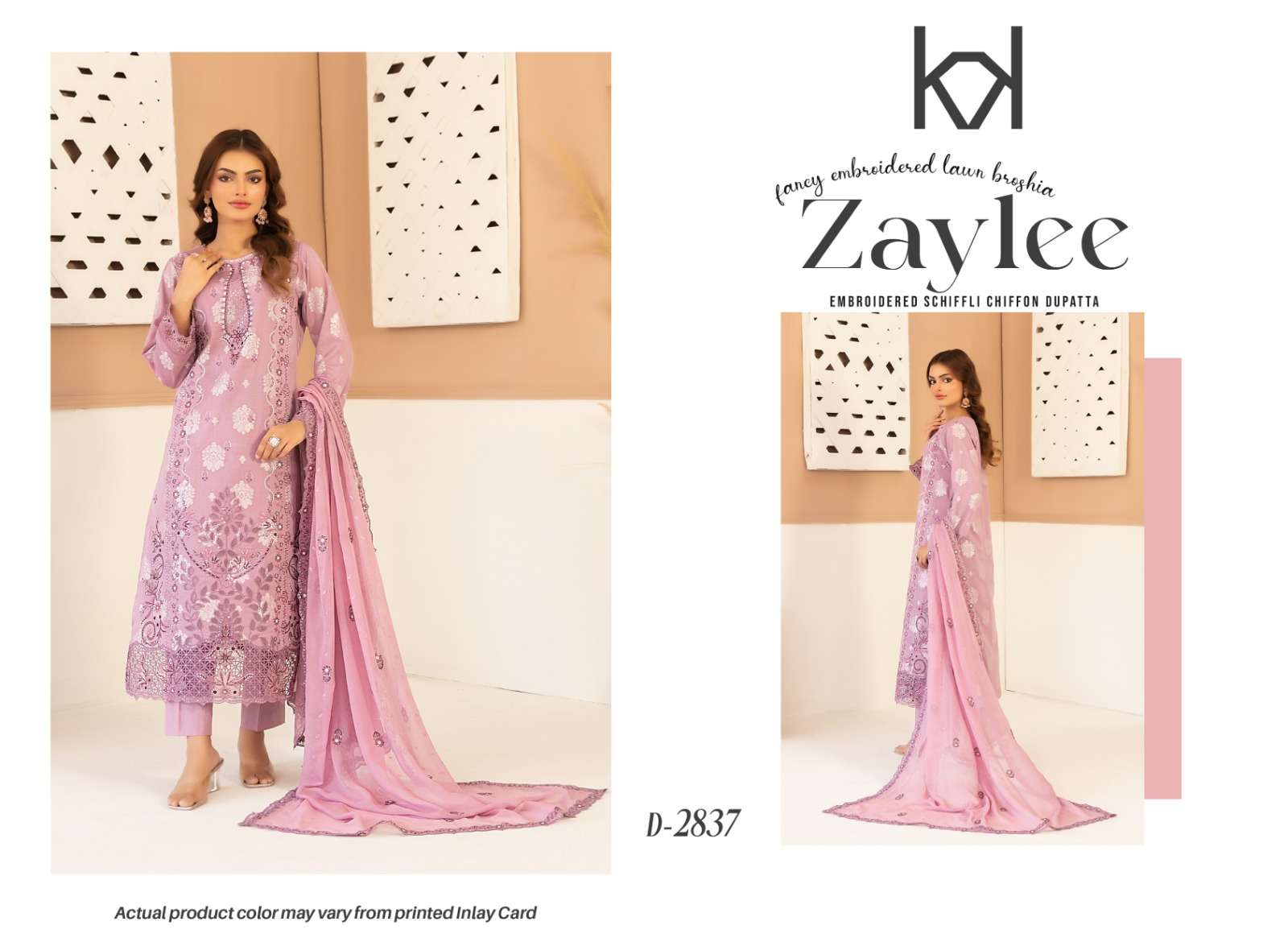 ZAYLEE NEW EMBROIDERED BROSHIA LAWN BY SHAHID TAWAKKAL - 07