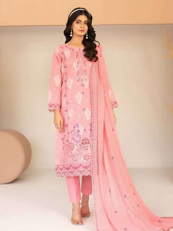 ZAYLEE NEW EMBROIDERED BROSHIA LAWN MODEL PICS BY SHAHID TAWAKKAL - 03