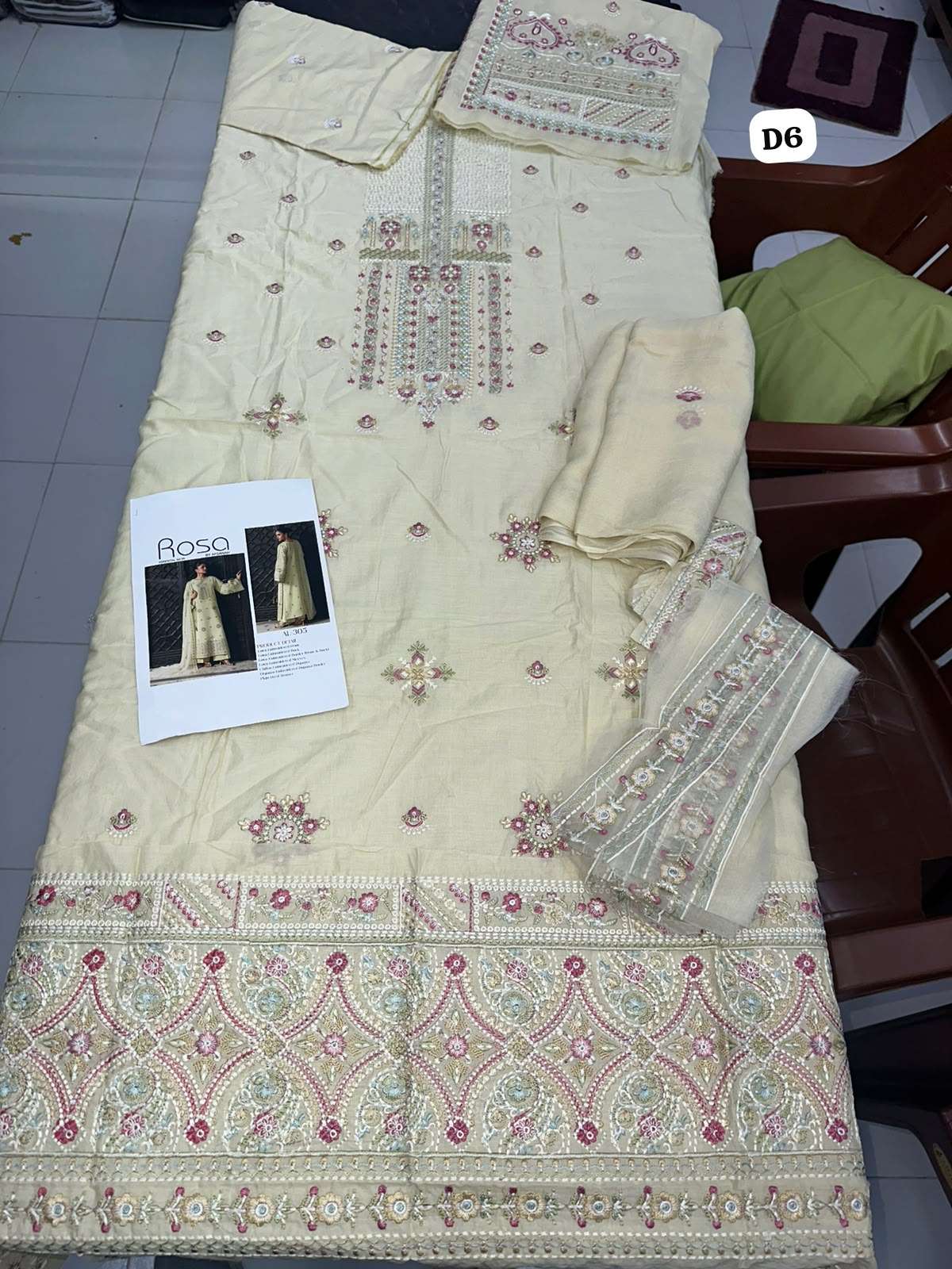 AFSANAH ROSA LAWN COLLECTION BY RAMSHA - 02