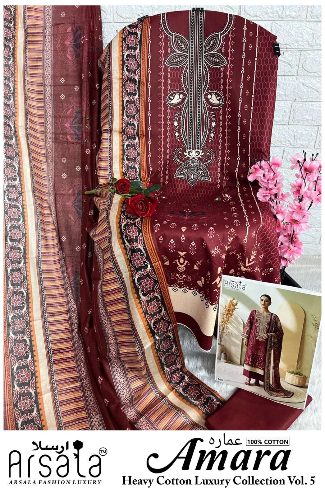 AMARA HEAVY COTTON LUXURY COLLECTION VOL - 05 BY ARSALA - 11