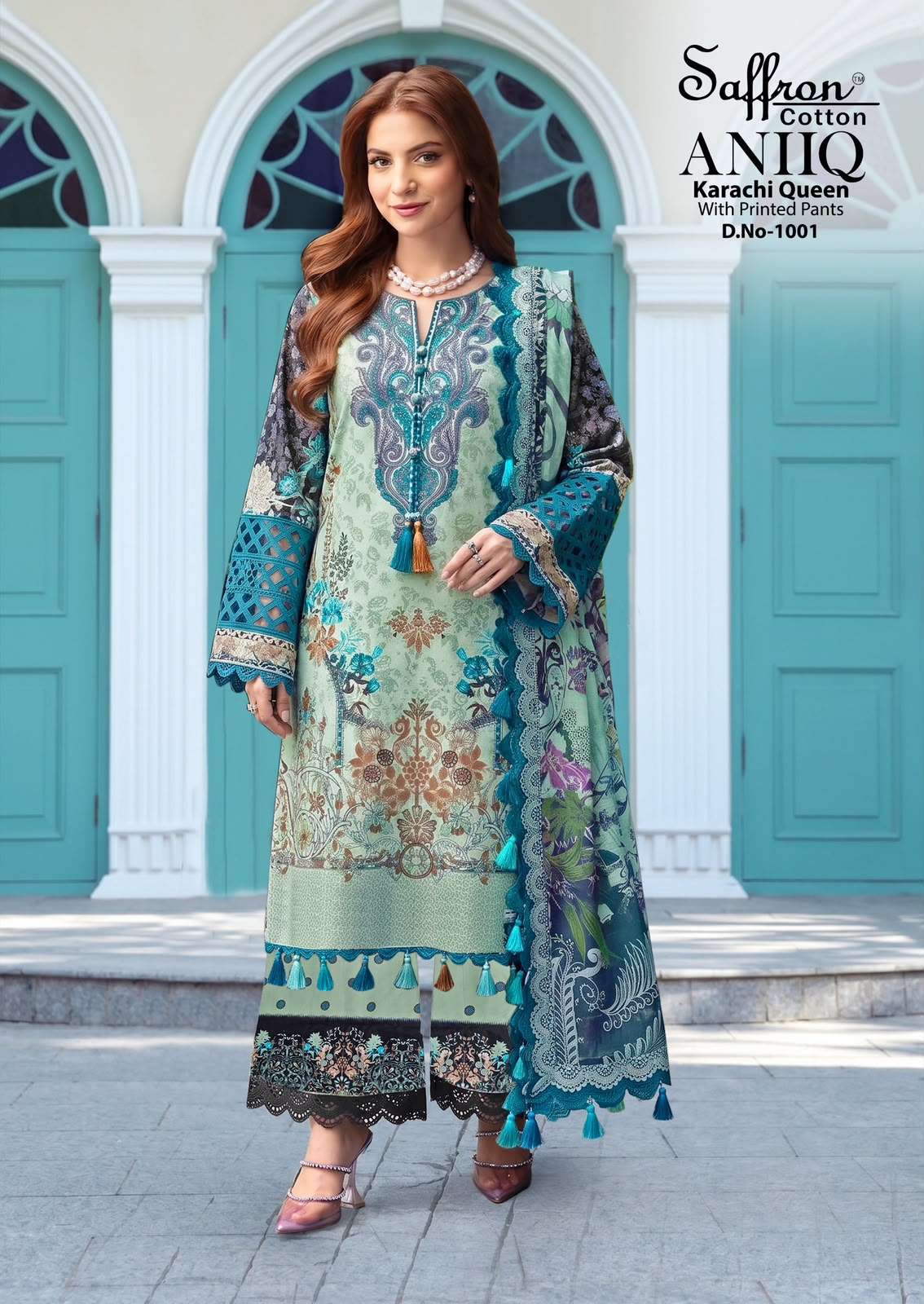 ANIQ KARACHI QUEEN BY SAFFRON COTTON - 01