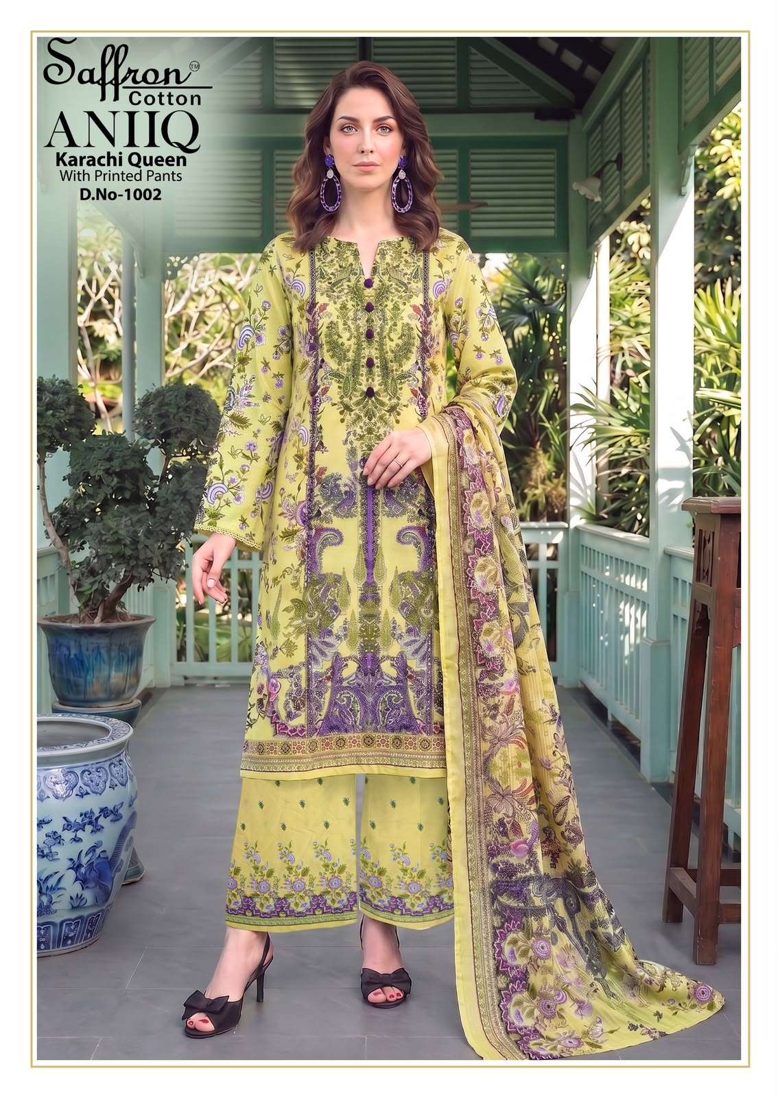ANIQ KARACHI QUEEN BY SAFFRON COTTON - 02