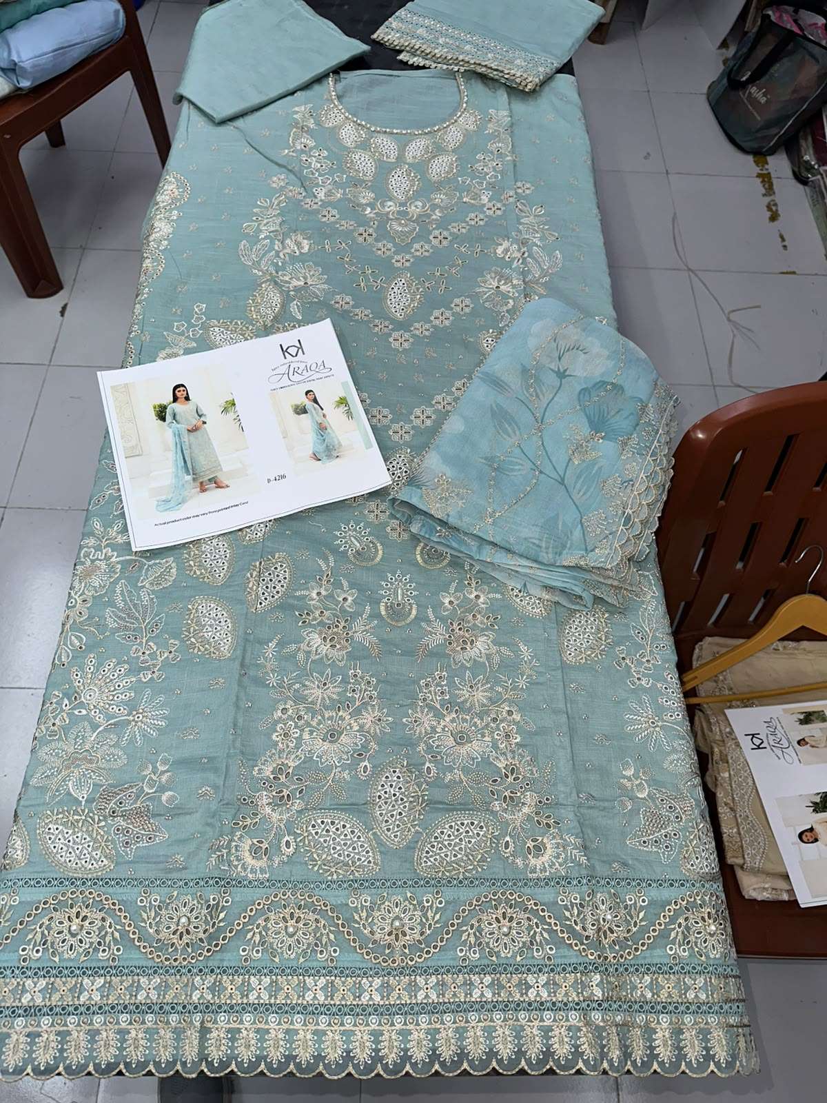 ARFIYA LAWN COLLECTION OPEN PICS BY TAWAKKAL - 07