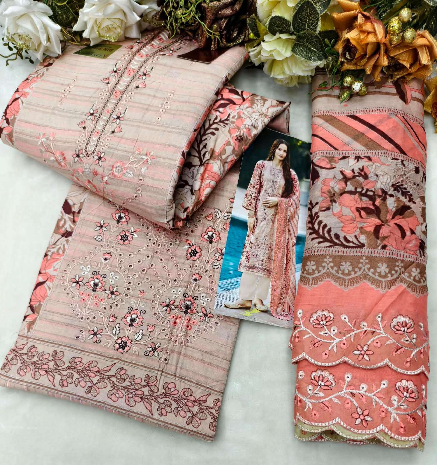 BIN SAEED VOL - 11 OPEN PICS BY KAVYA‎‎‎KALA COUTURE - 04