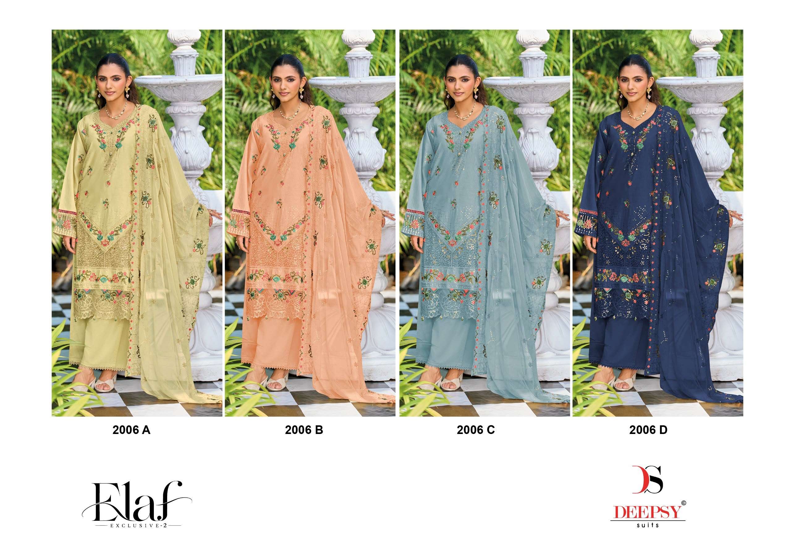 ELAF EXCLUSIVE - 02 DESIGN NO. 2000 OPEN & MODEL PICS BY DEEPSY SUITS - 01 - 04