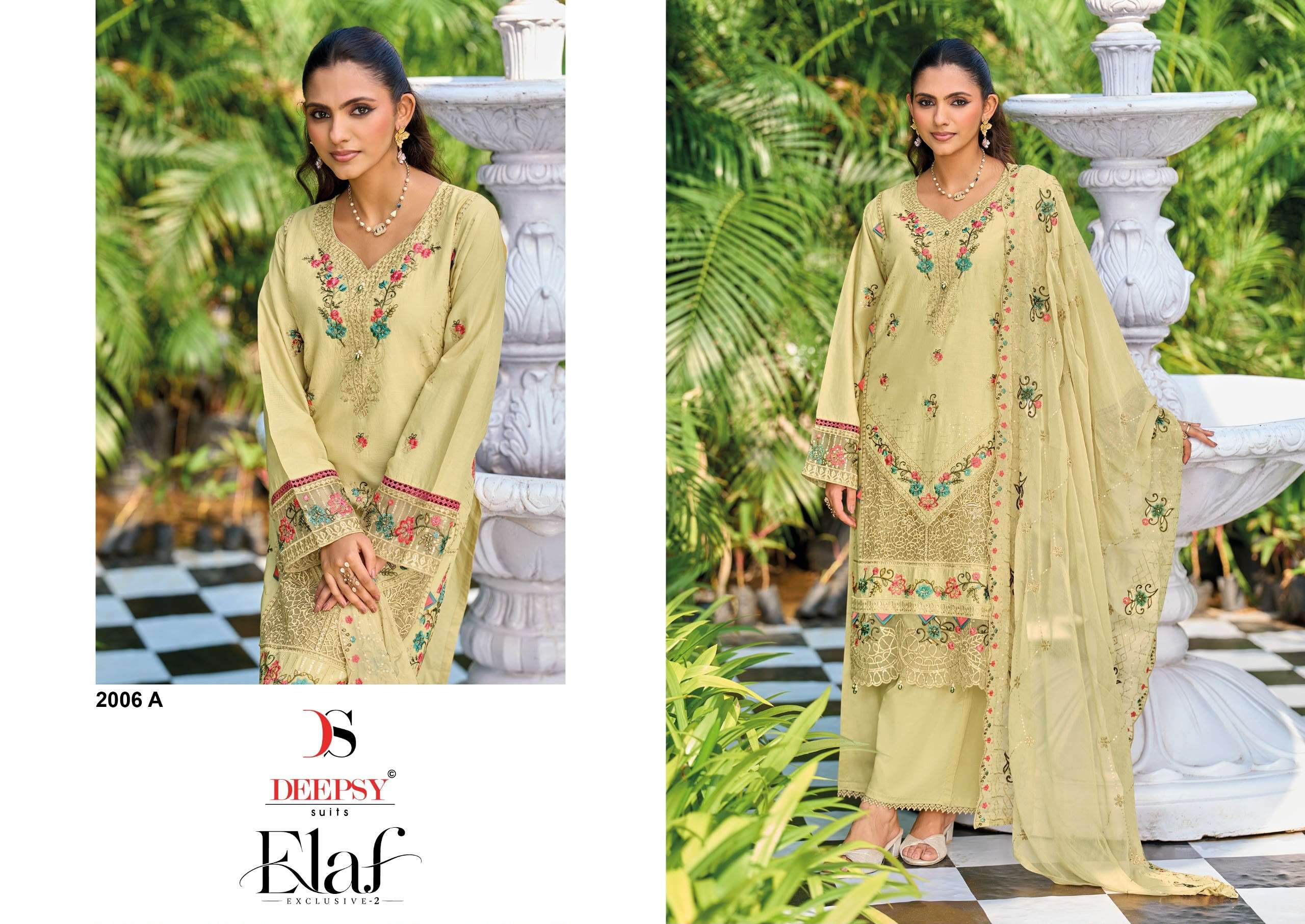 ELAF EXCLUSIVE - 02 DESIGN NO. 2000 OPEN & MODEL PICS BY DEEPSY SUITS - 01