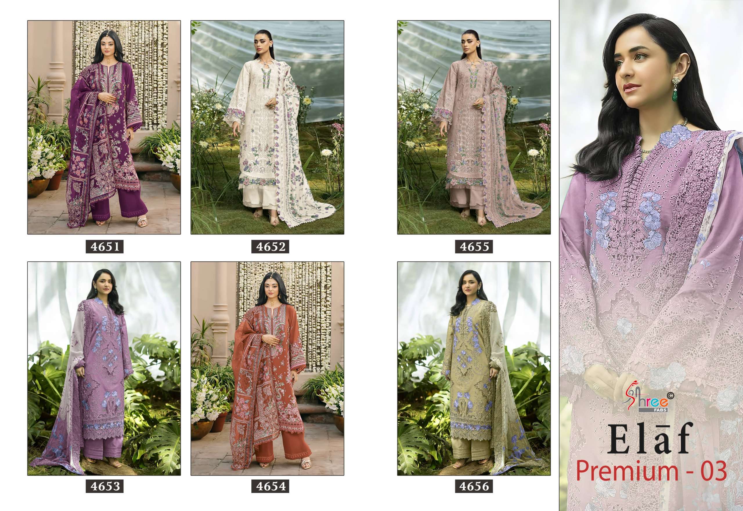 ELAF PREMIUM - 03 BY SHREE FABS - 01 - 06 B
