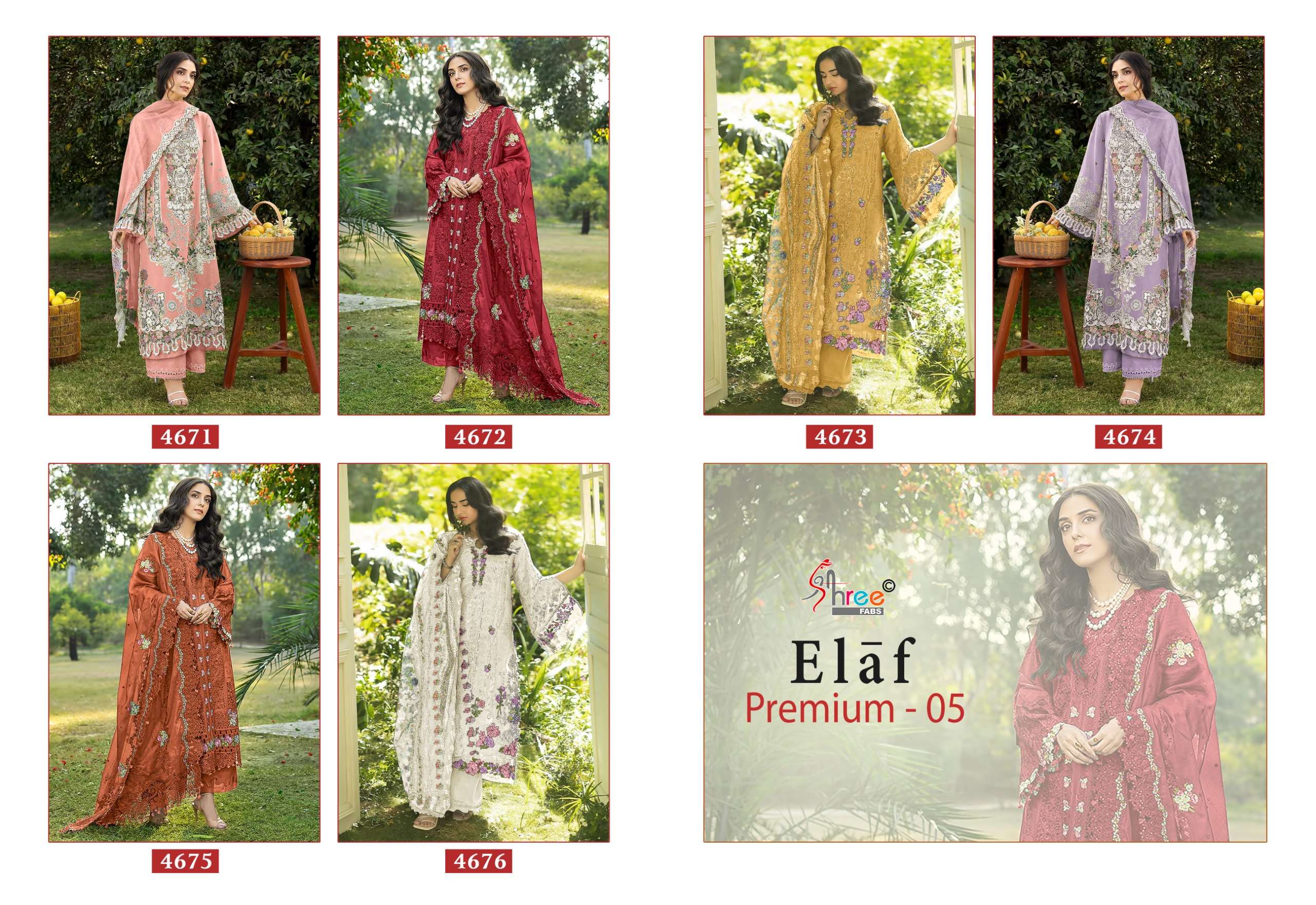 ELAF PREMIUM - 05 BY SHREE FABS - 01 - 06 A