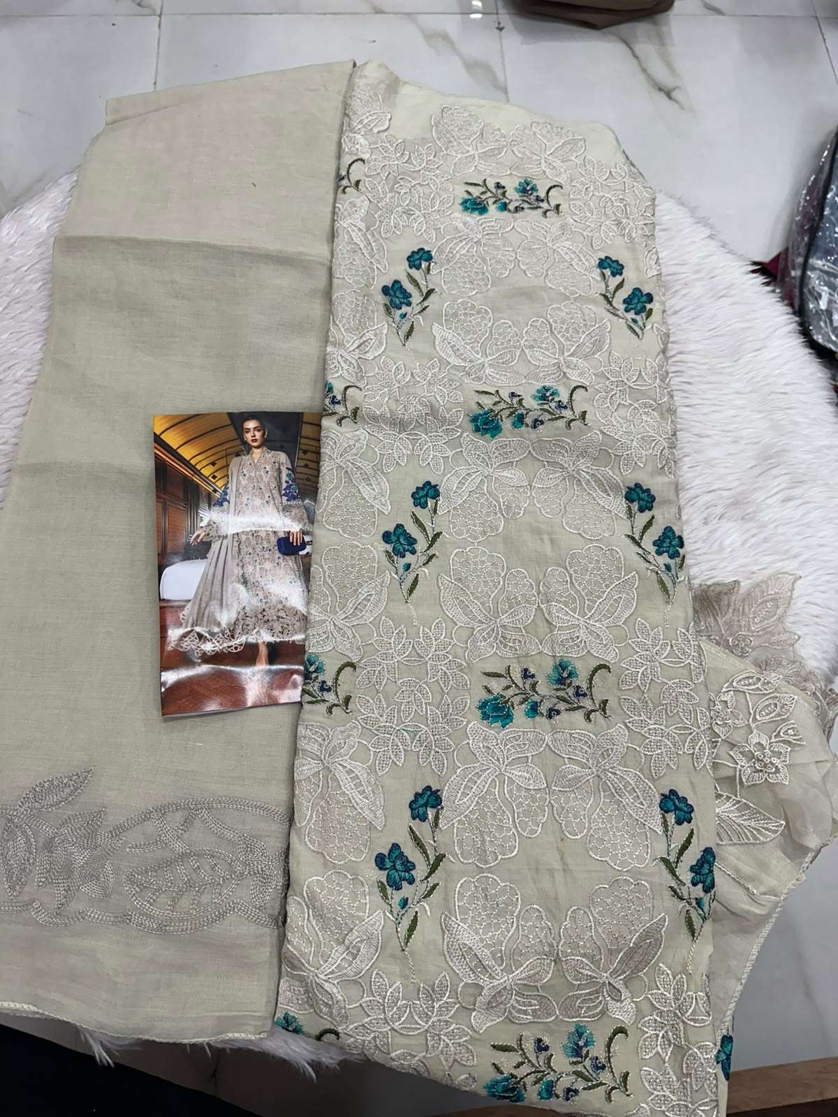 Falah Premium Cotton Colleciton Code - 50191 By Falah Designer Suits - 01 - 04