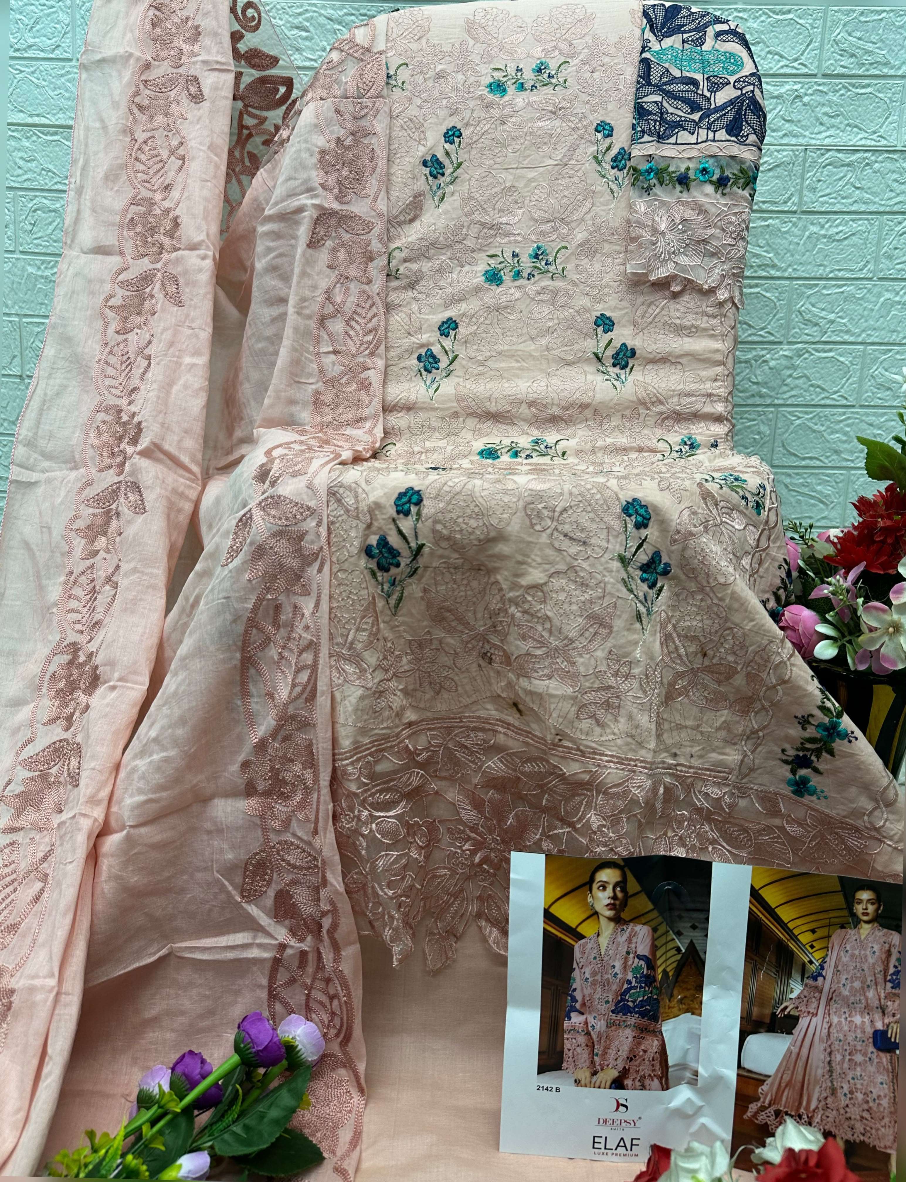 Falah Premium Cotton Colleciton Code - 50191 Open Pics By Falah Designer Suits - 02