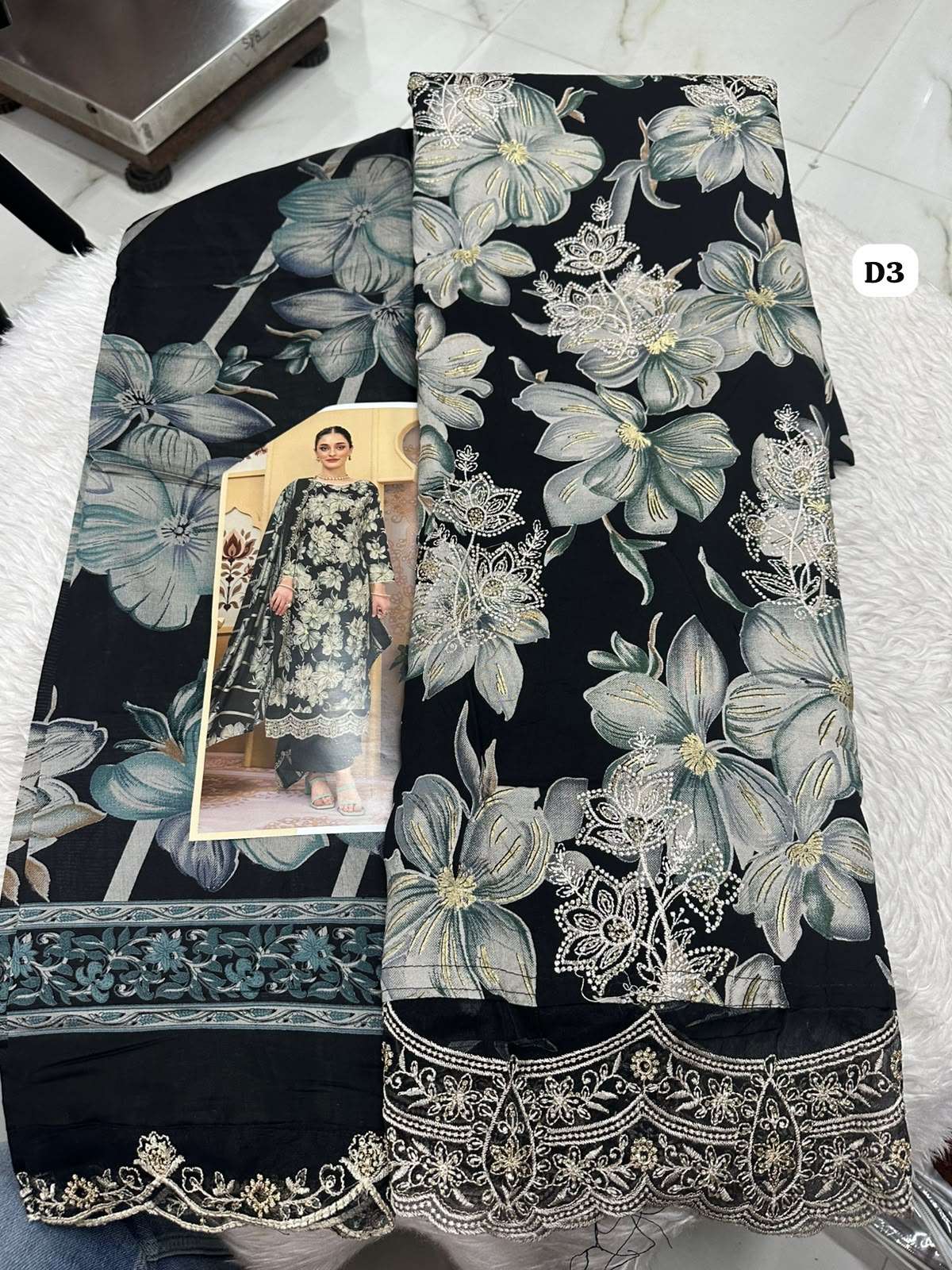 Falah Premium Cotton Colleciton Code - 50195 By Falah Designer Suits - 01