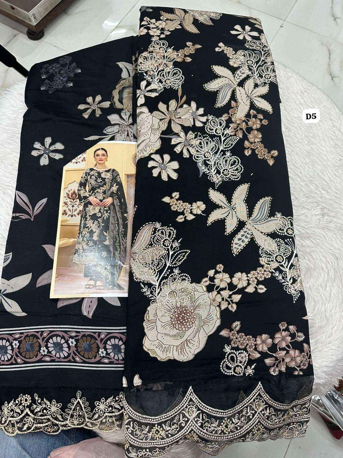 Falah Premium Cotton Colleciton Code - 50195 By Falah Designer Suits - 05