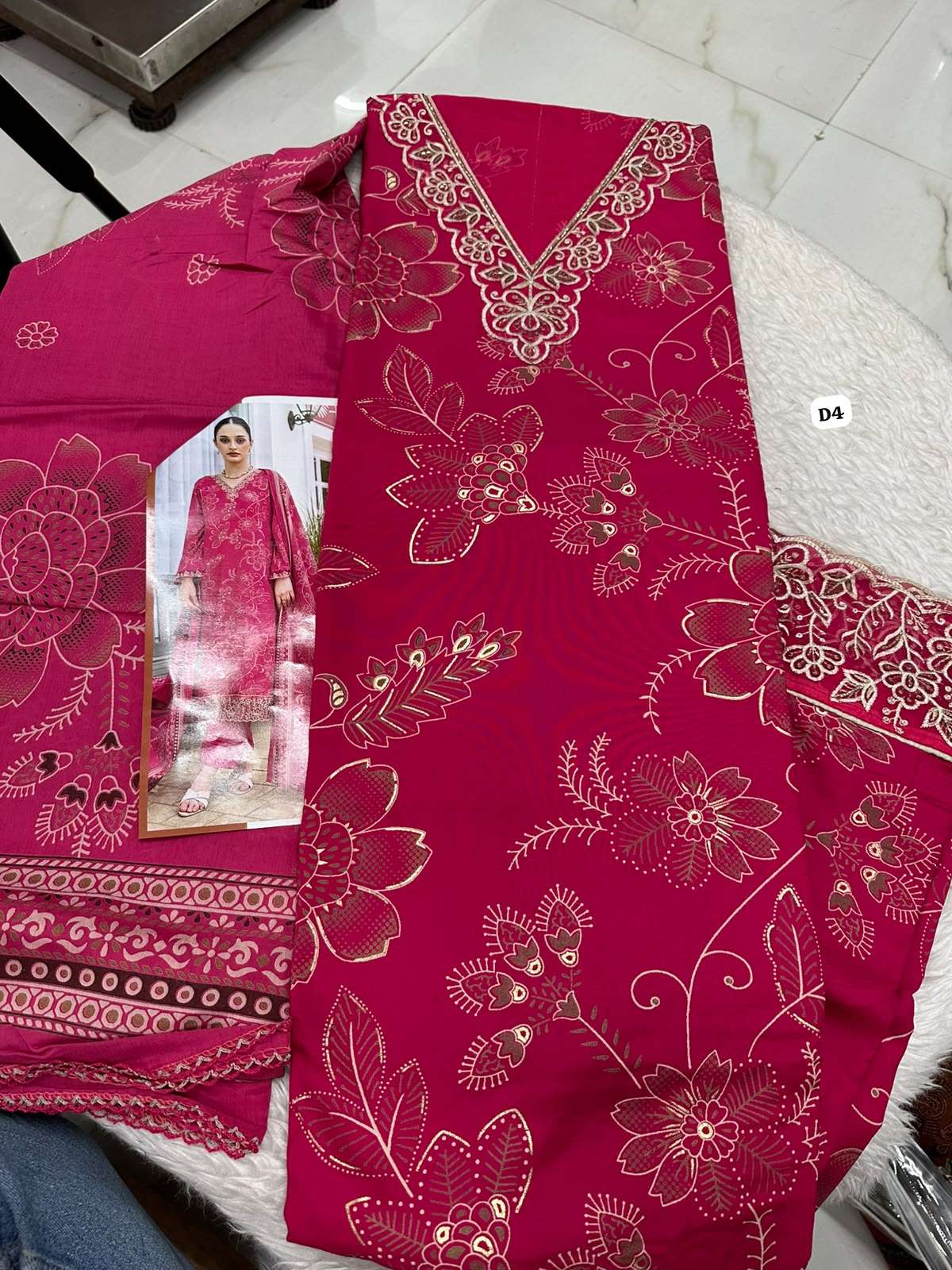 Falah Premium Cotton Colleciton Code - 50196 By Falah Designer Suits - 03