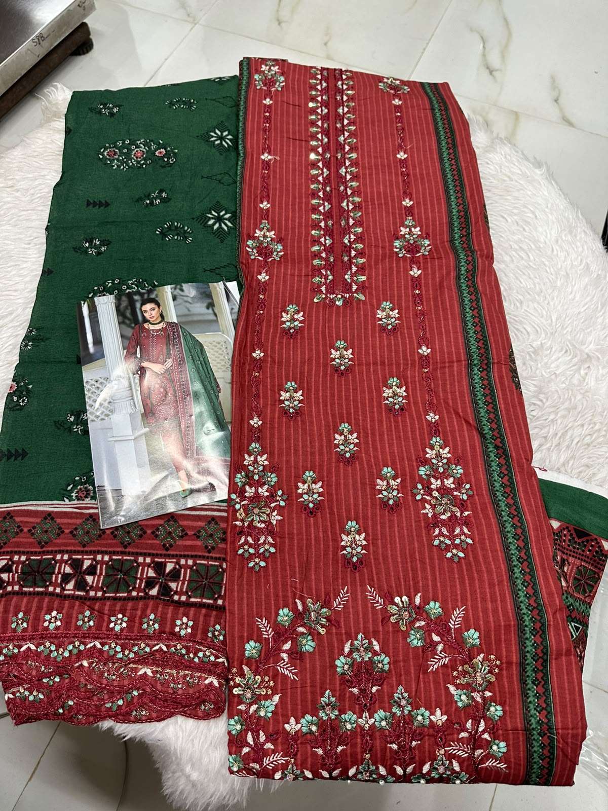 Falah Premium Cotton Colleciton Code - 50198 By Falah Designer Suits - 01