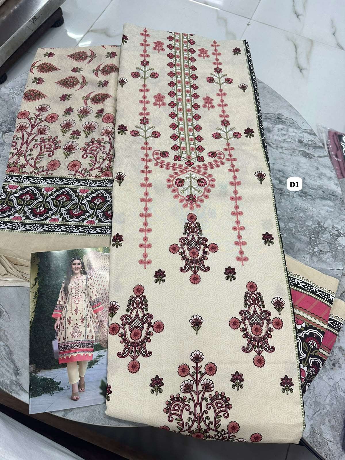 Falah Premium Cotton Colleciton Code - 50201 By Falah Designer Suits - 01