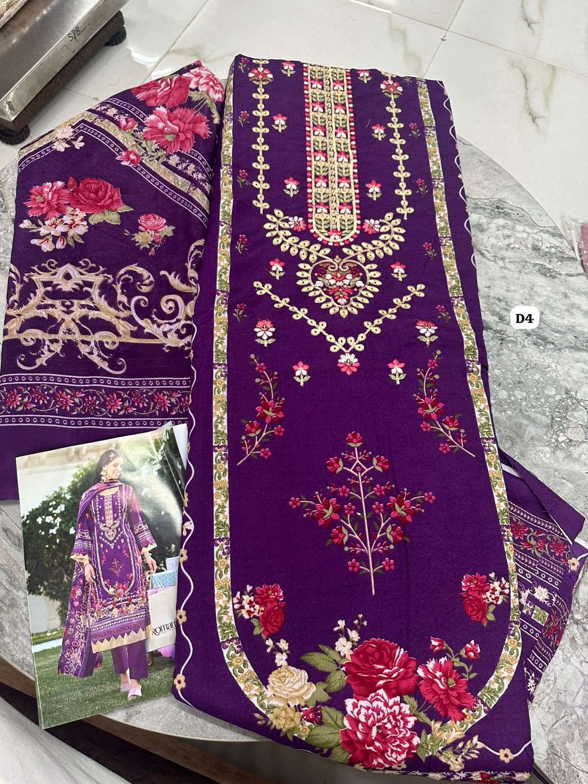 Falah Premium Cotton Colleciton Code - 50201 By Falah Designer Suits - 03