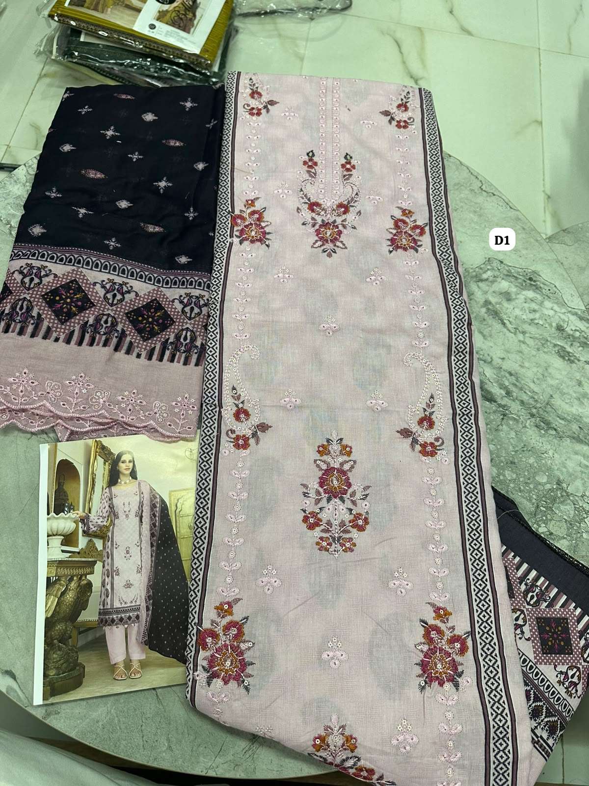 Falah Premium Cotton Colleciton Code - 50203 By Falah Designer Suits - 02