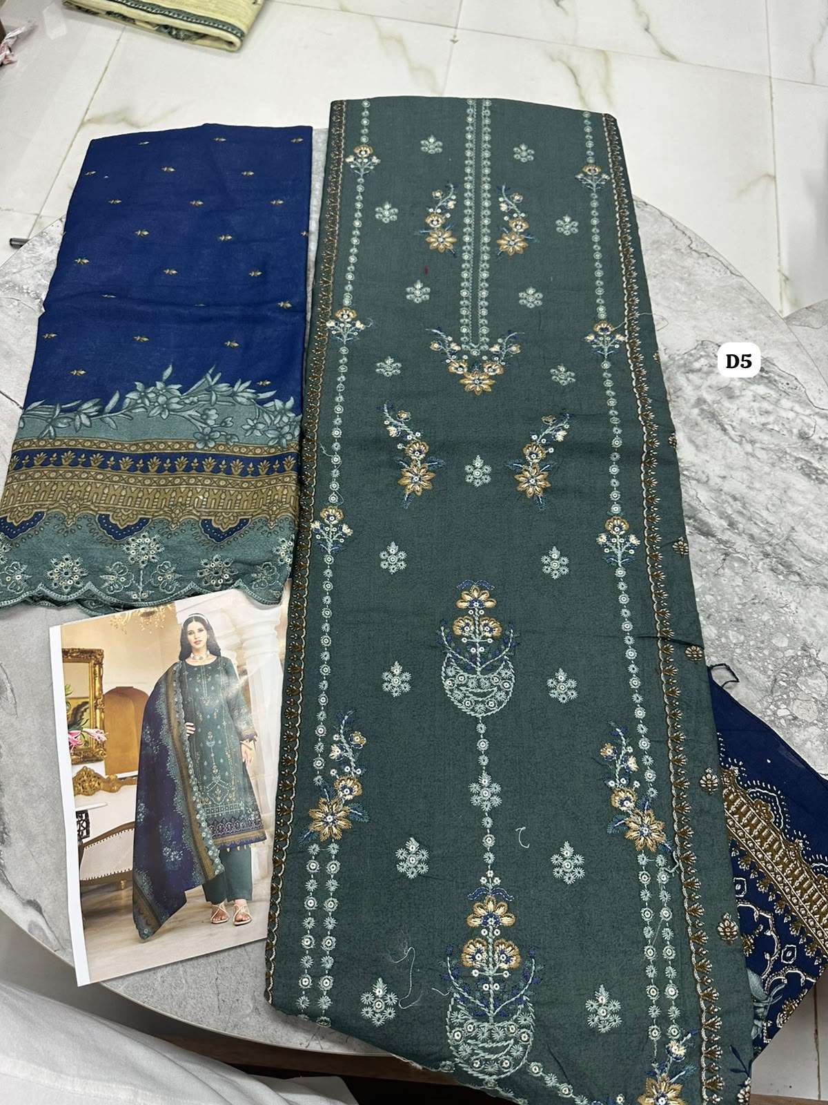 Falah Premium Cotton Colleciton Code - 50203 By Falah Designer Suits - 04