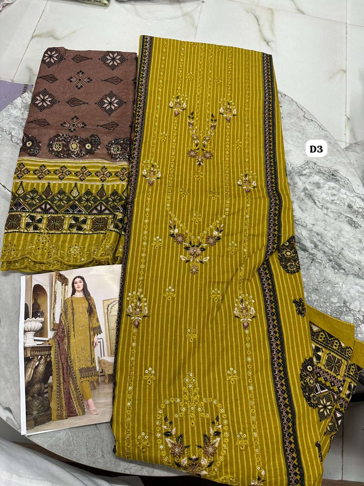 Falah Premium Cotton Colleciton Code - 50203 By Falah Designer Suits - 05
